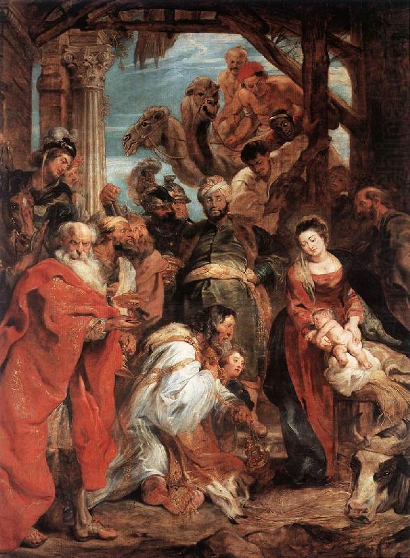 RUBENS, Pieter Pauwel The Adoration of the Magi af china oil painting image